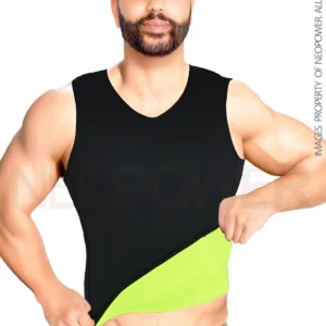 Camisilla Lisa Hombre Neopreno con efecto sauna instantáneo - acelera tu sudoración diaria para potenciar la pérdida de grasa